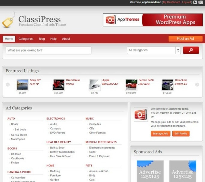 Review of 5 Best Classified WordPress Themes 2015