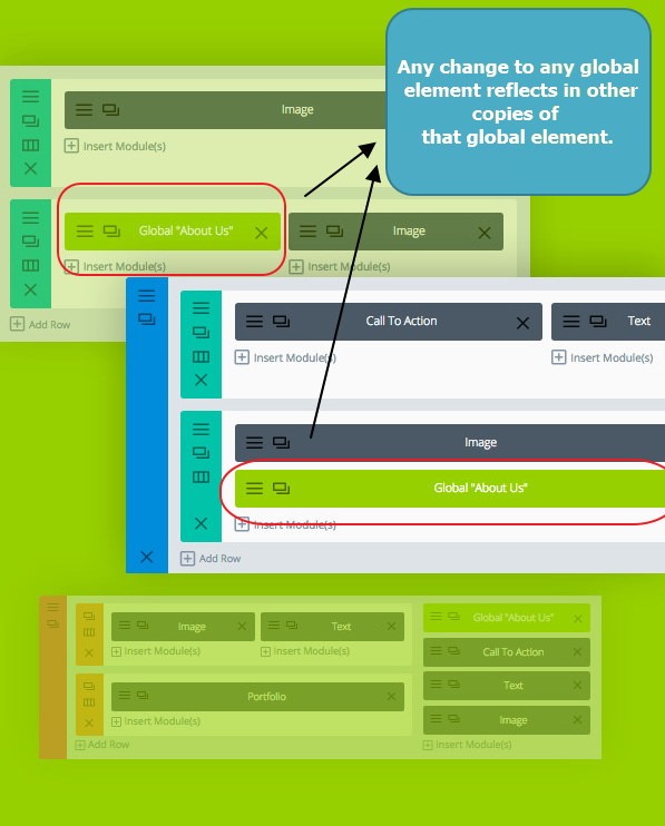 Divi Global Element