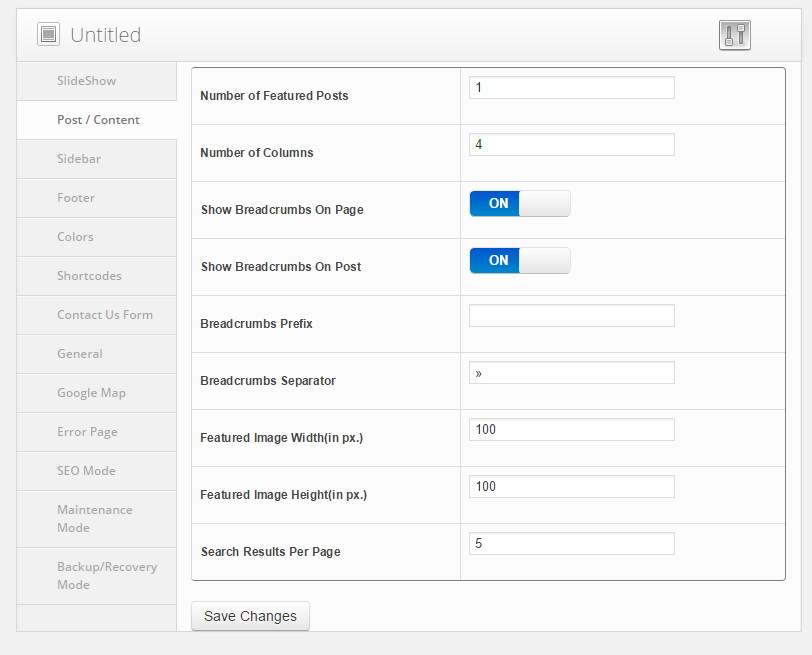 Theme Optiona Panel generated by Template Toaster