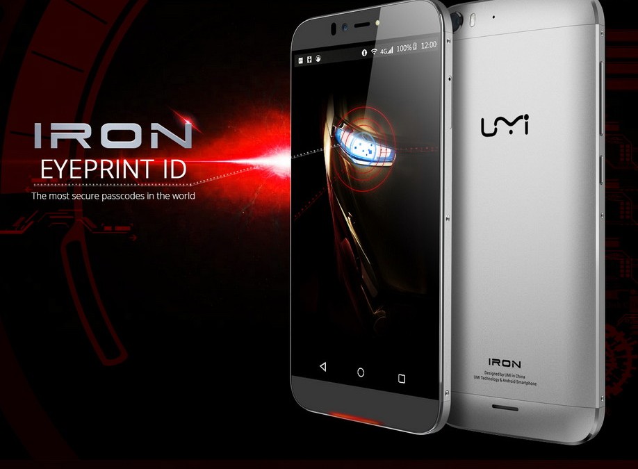 UMI Iron – Cheapest Iris Scanner Android phone [$179 – $201]